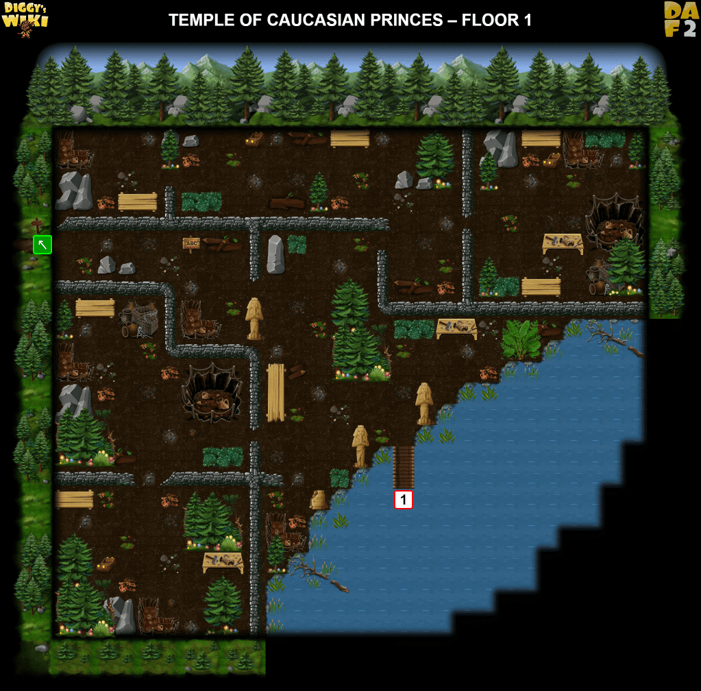Temple Of Caucasian Princes Map 1