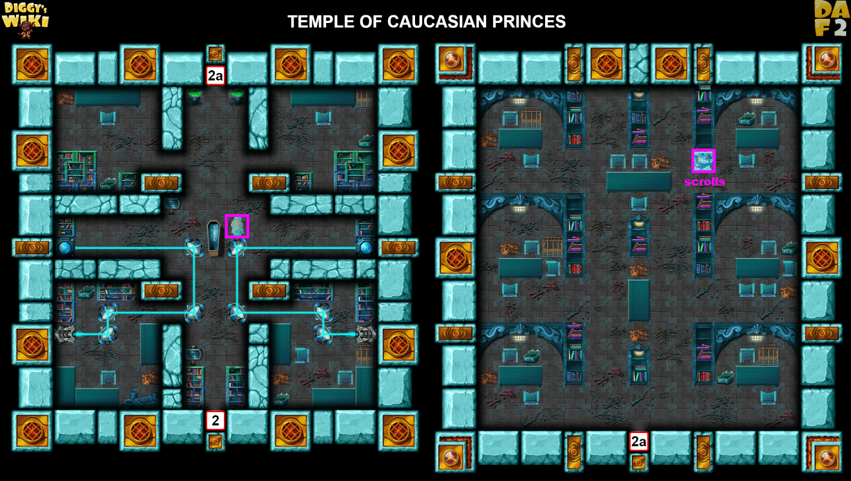 Temple Of Caucasian Princes Map 3