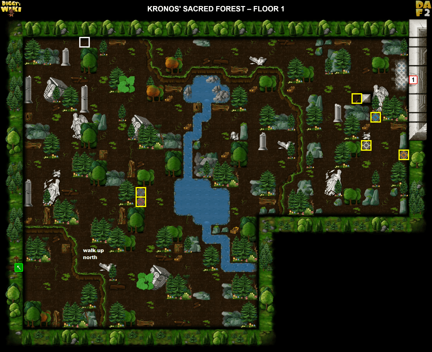 Kronos' Sacred Forest Map 1