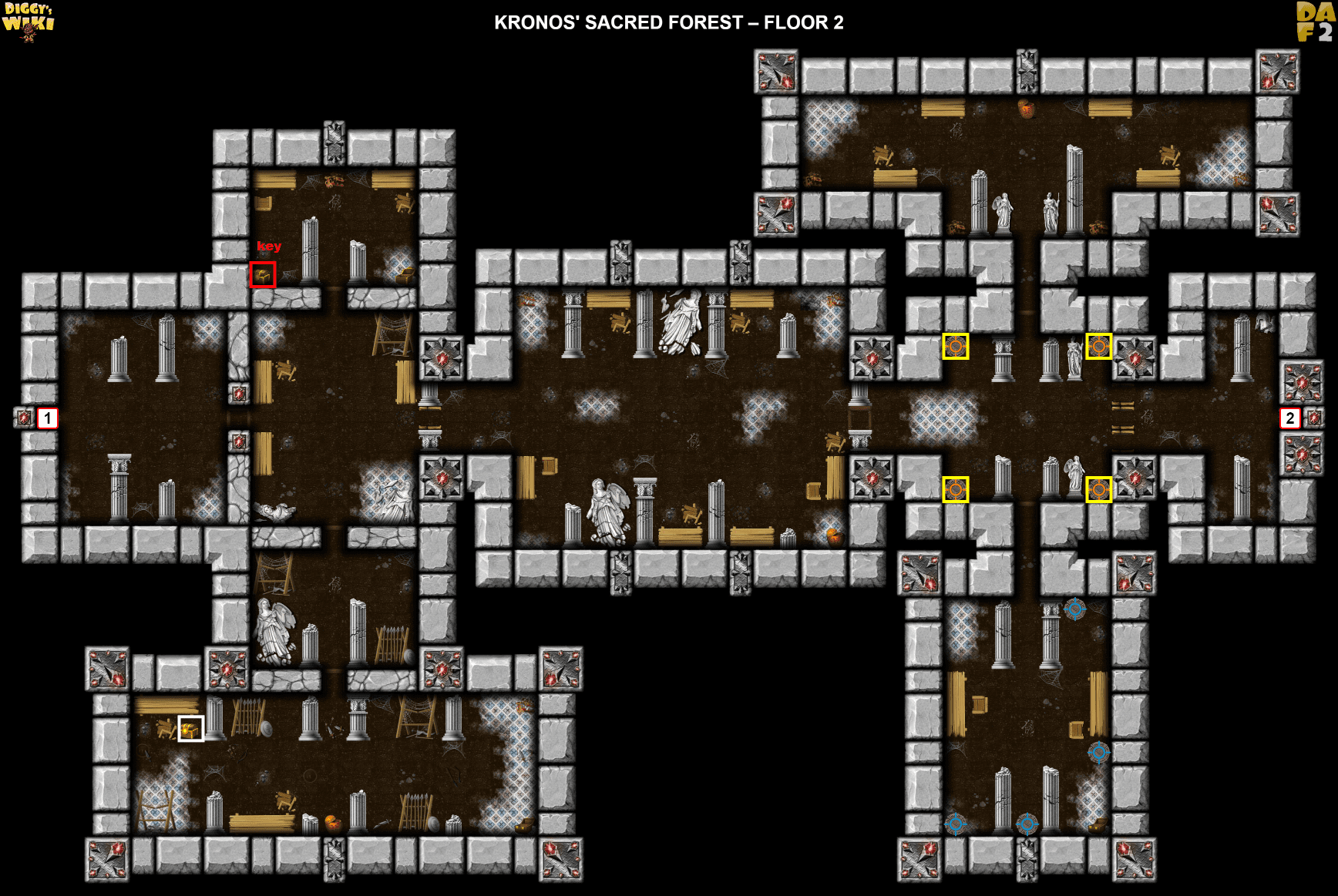 Kronos' Sacred Forest Map 2