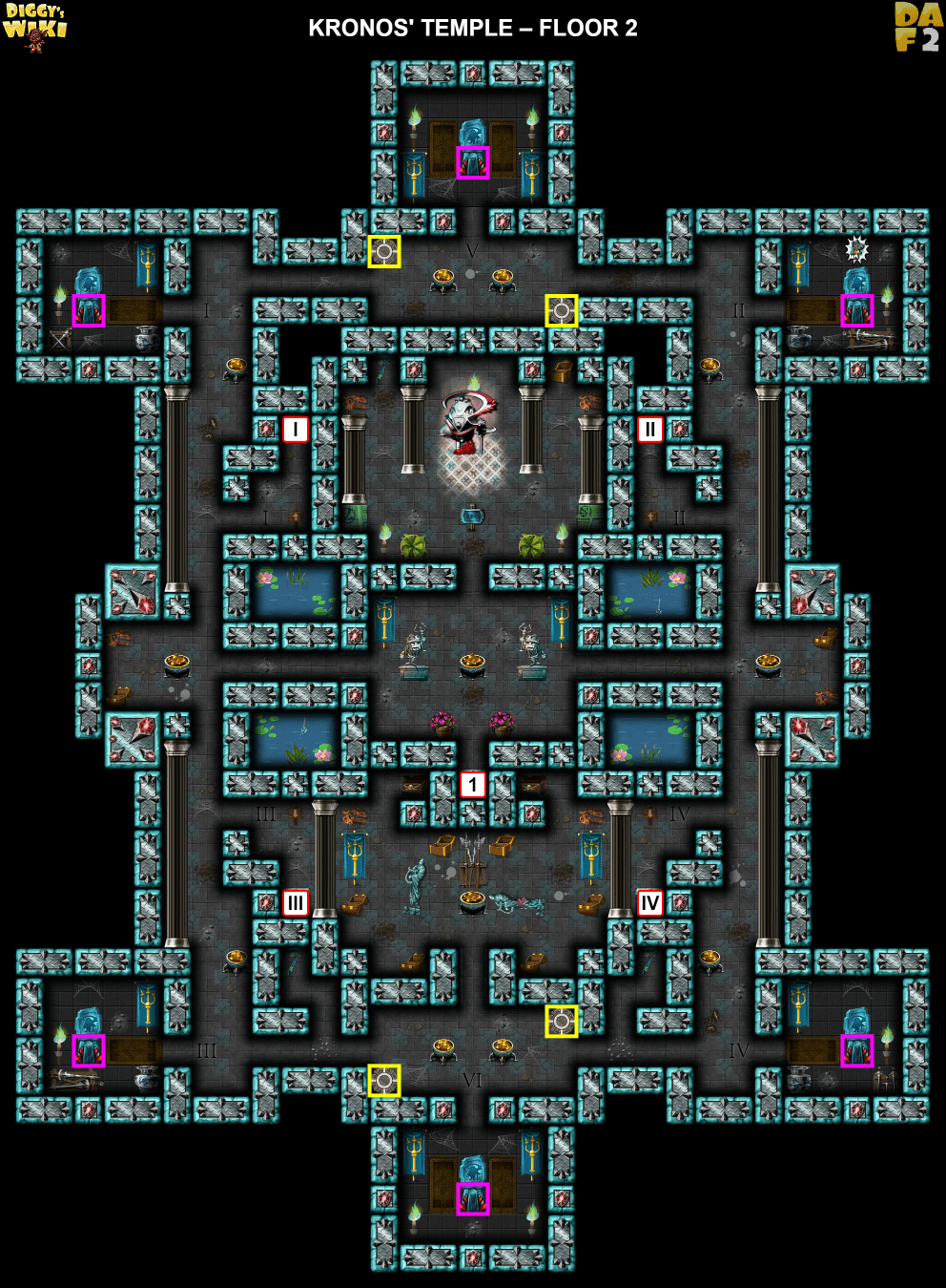Kronos' Temple Map 2
