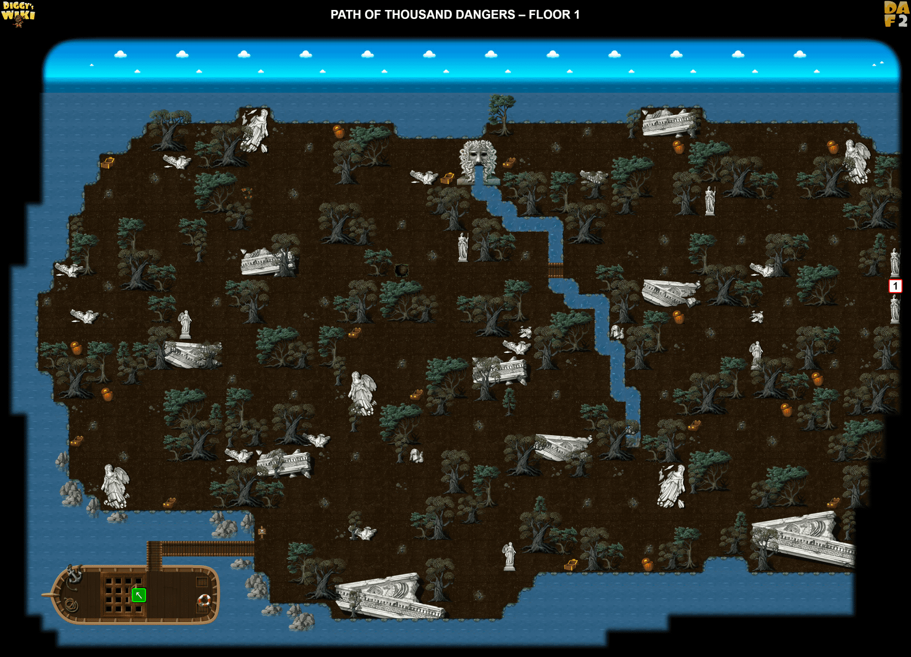Path Of Thousand Dangers Map 1