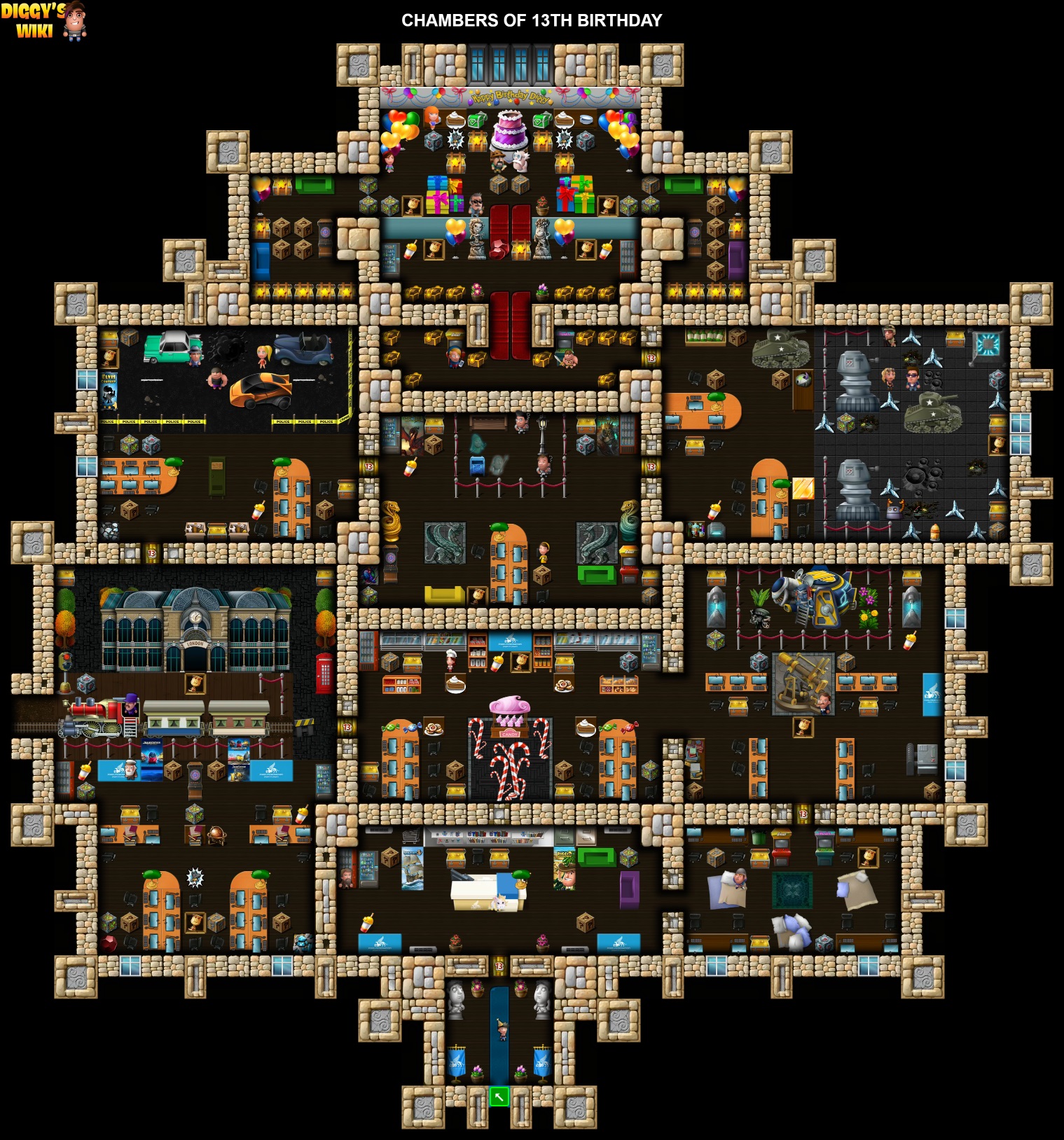 Chambers Of 13th Birthday Map 1
