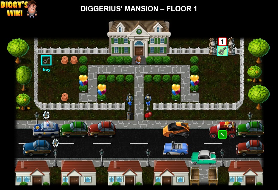 Diggerius' Mansion Map 0