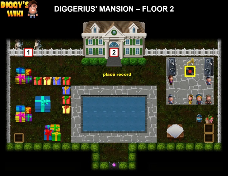 Diggerius' Mansion Map 1