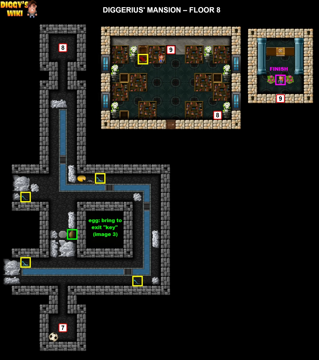 Diggerius' Mansion Map 7