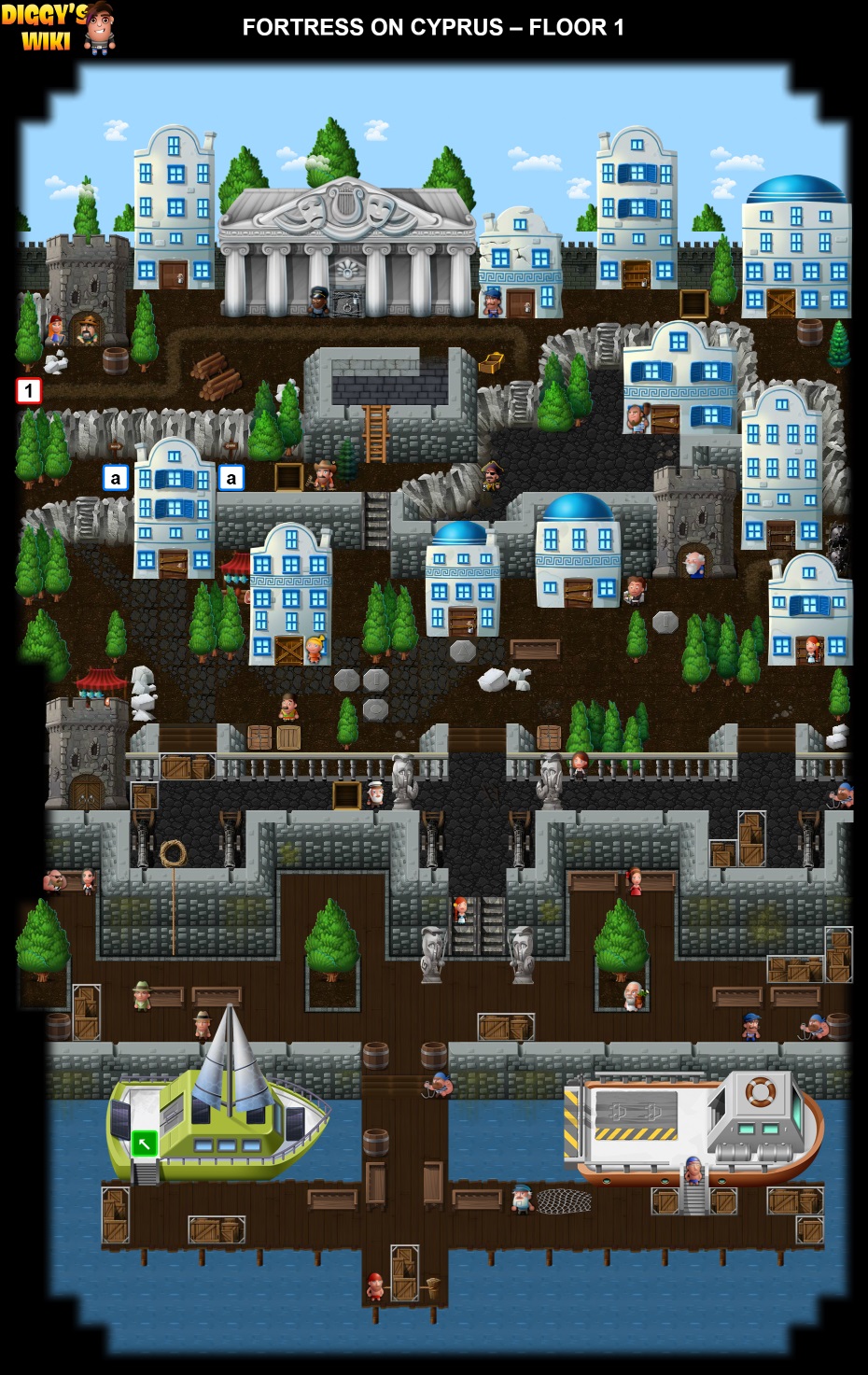 Fortress On Cyprus Map 0