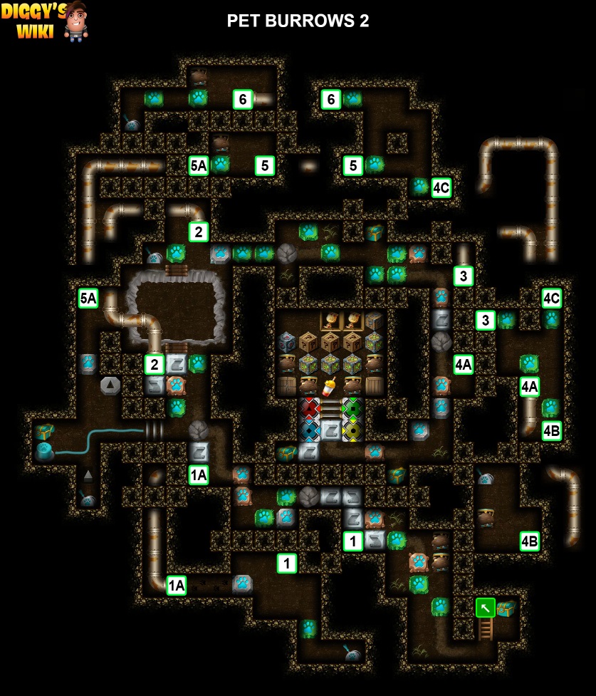 Pet Burrows 2 Map 1