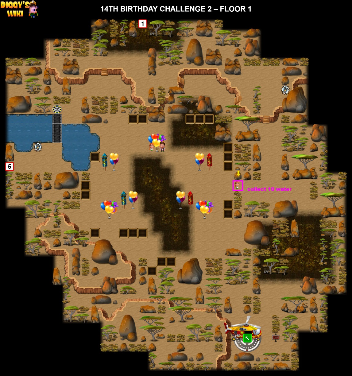 14th Birthday Challenge 2 Map 0