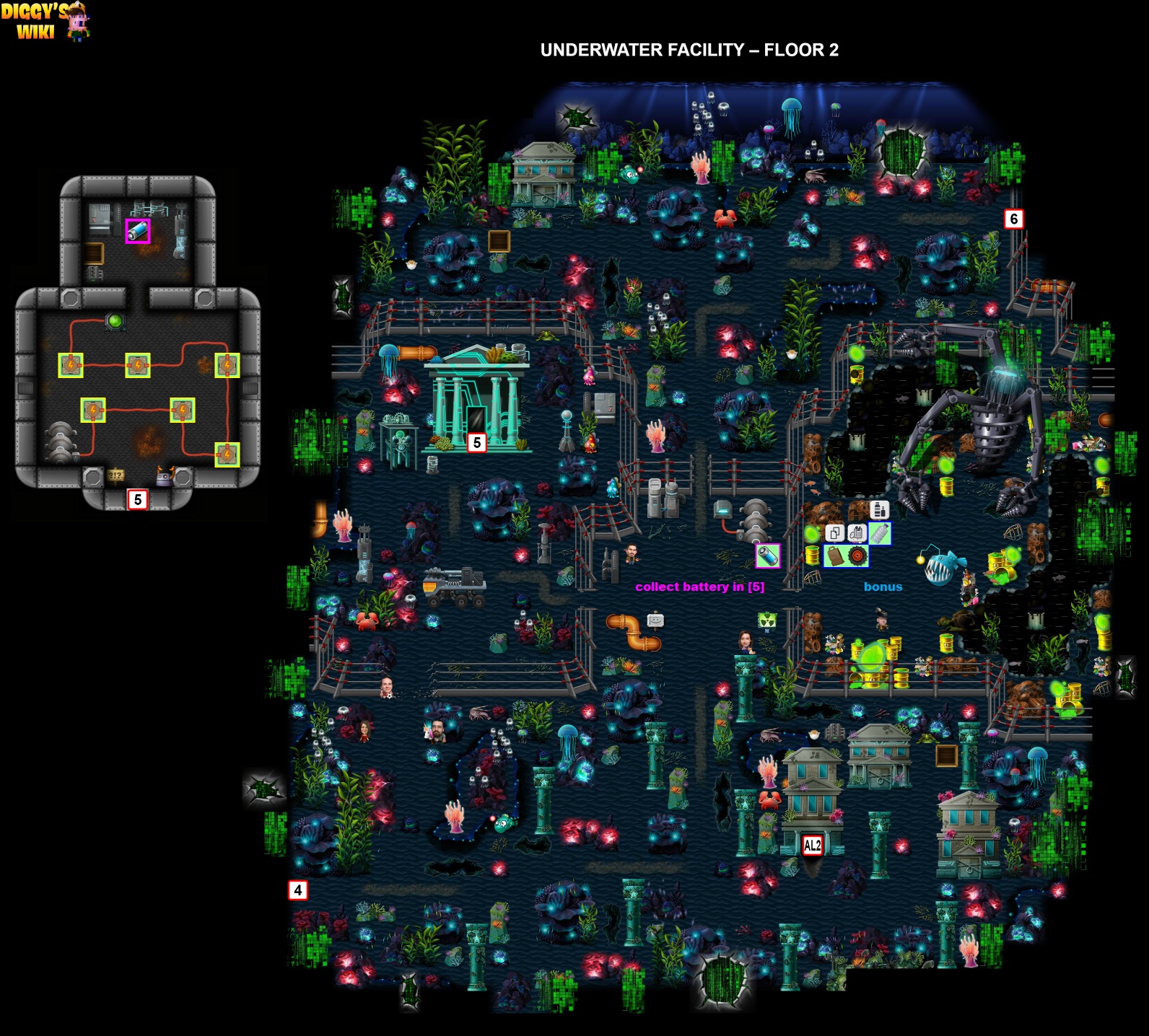 Underwater Facility Map 1