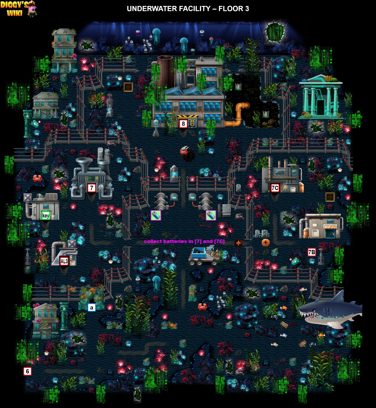 Underwater Facility Map 2