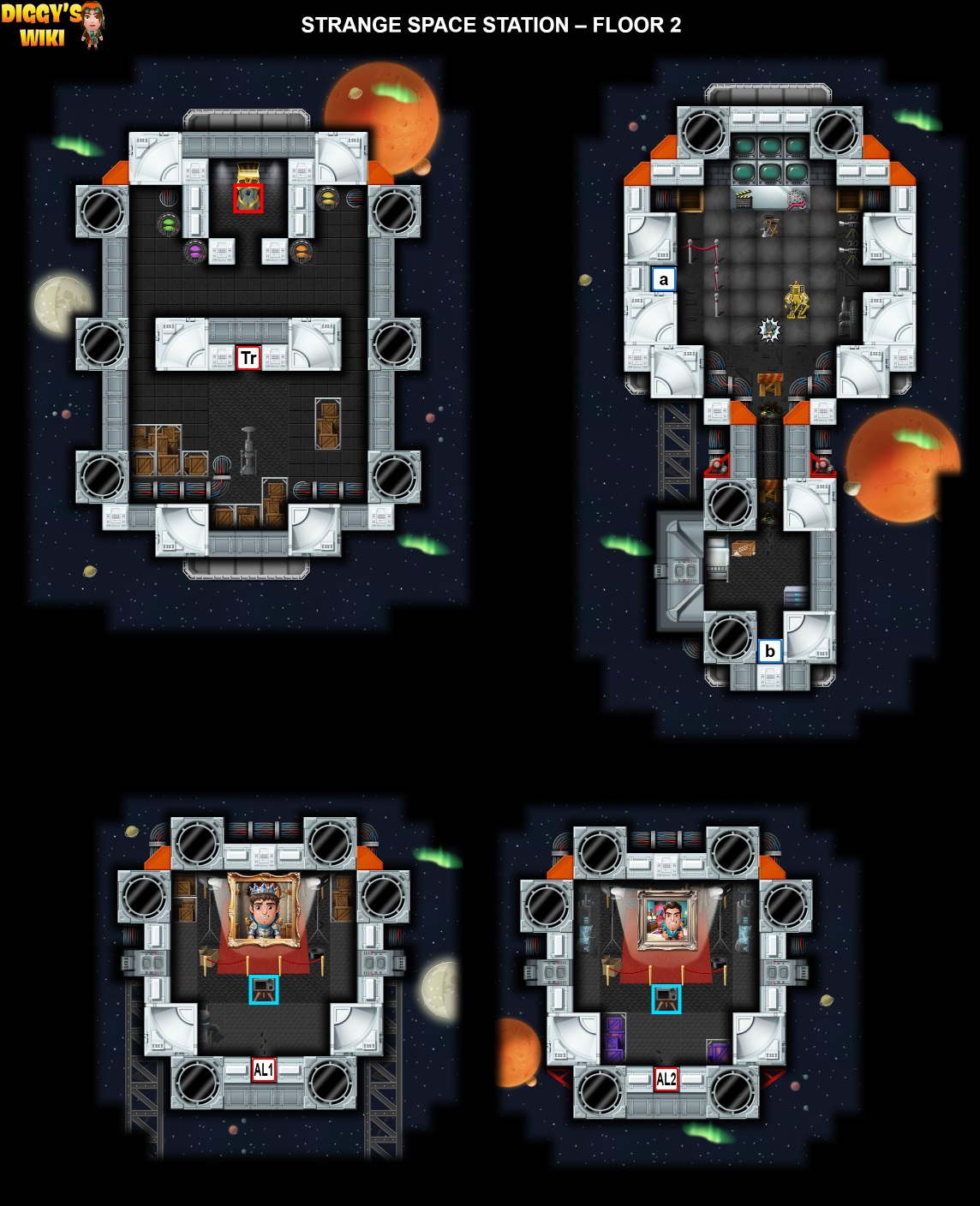 Strange Space Station Map 1
