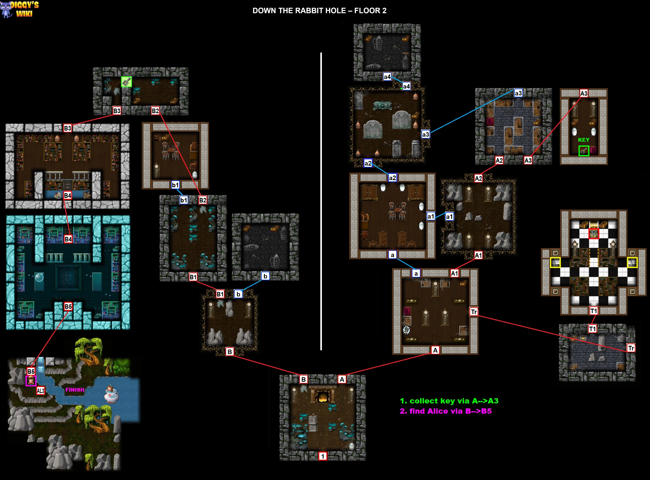 Down The Rabbit Hole Map 1