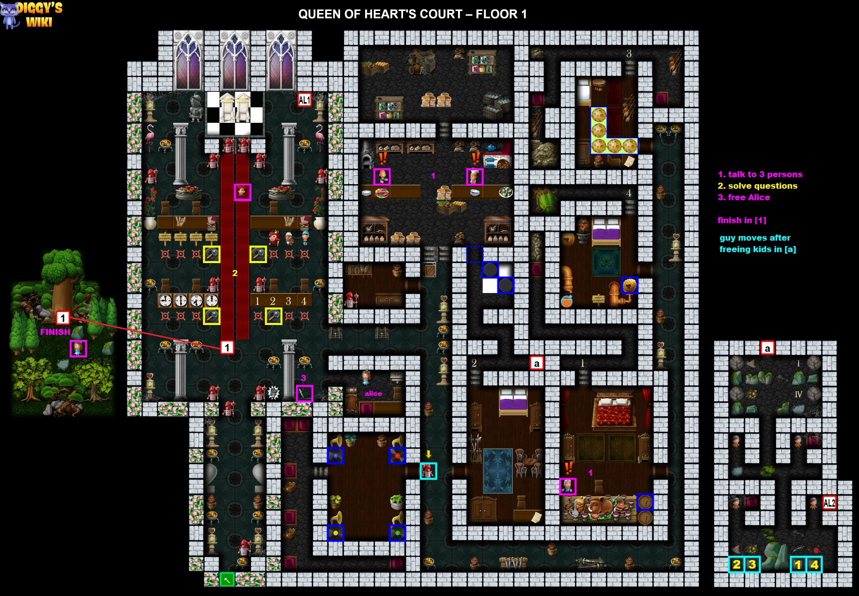 Queen Of Heart's Court Map 0