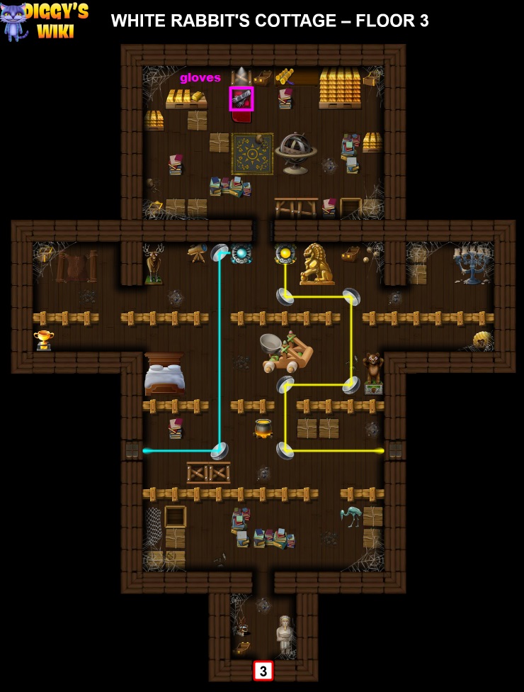 White Rabbit's Cottage Map 2