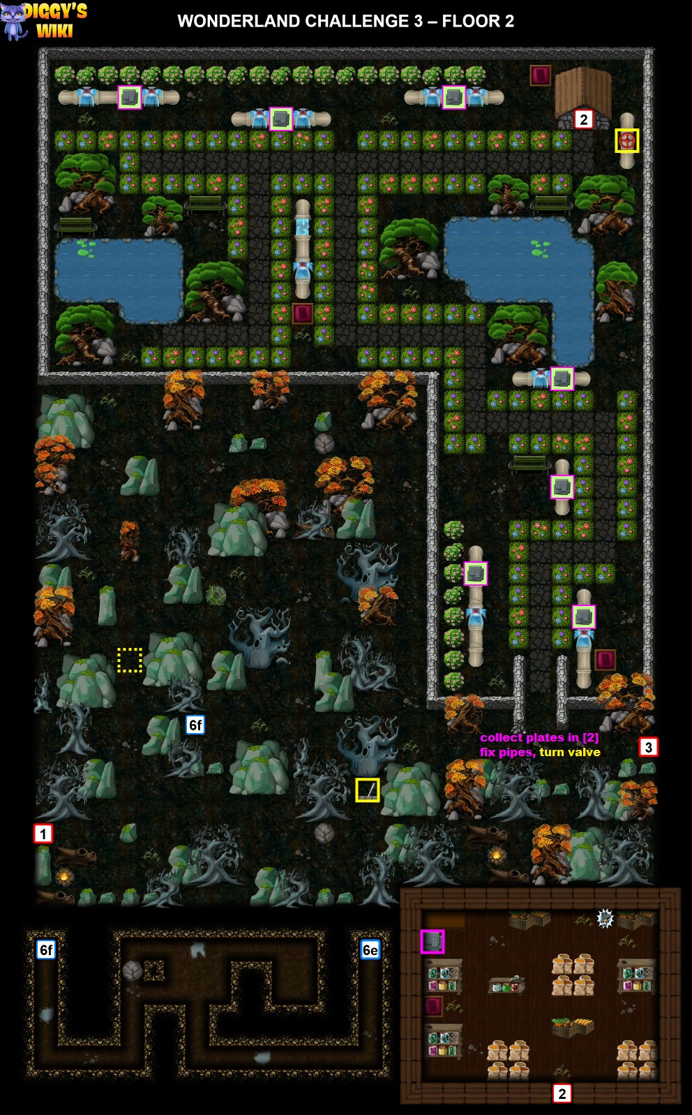 Wonderland Challenge 3 Map 1