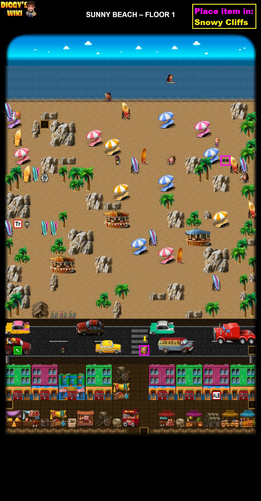 Sunny Beach Map 0