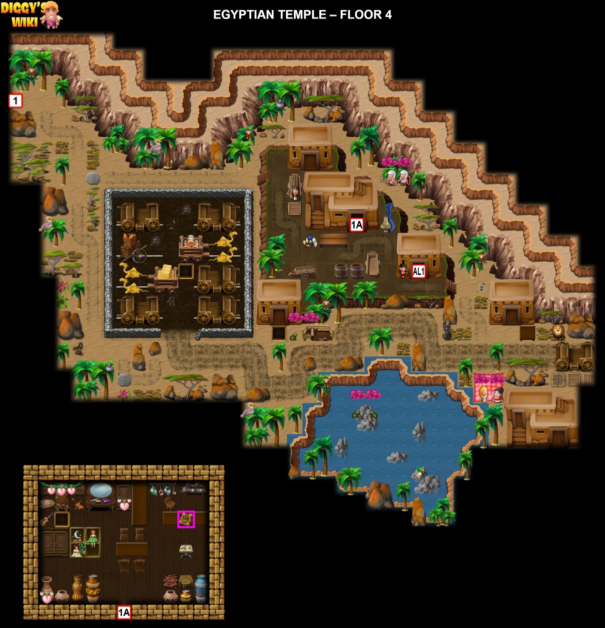 Egyptian Temple Map 1