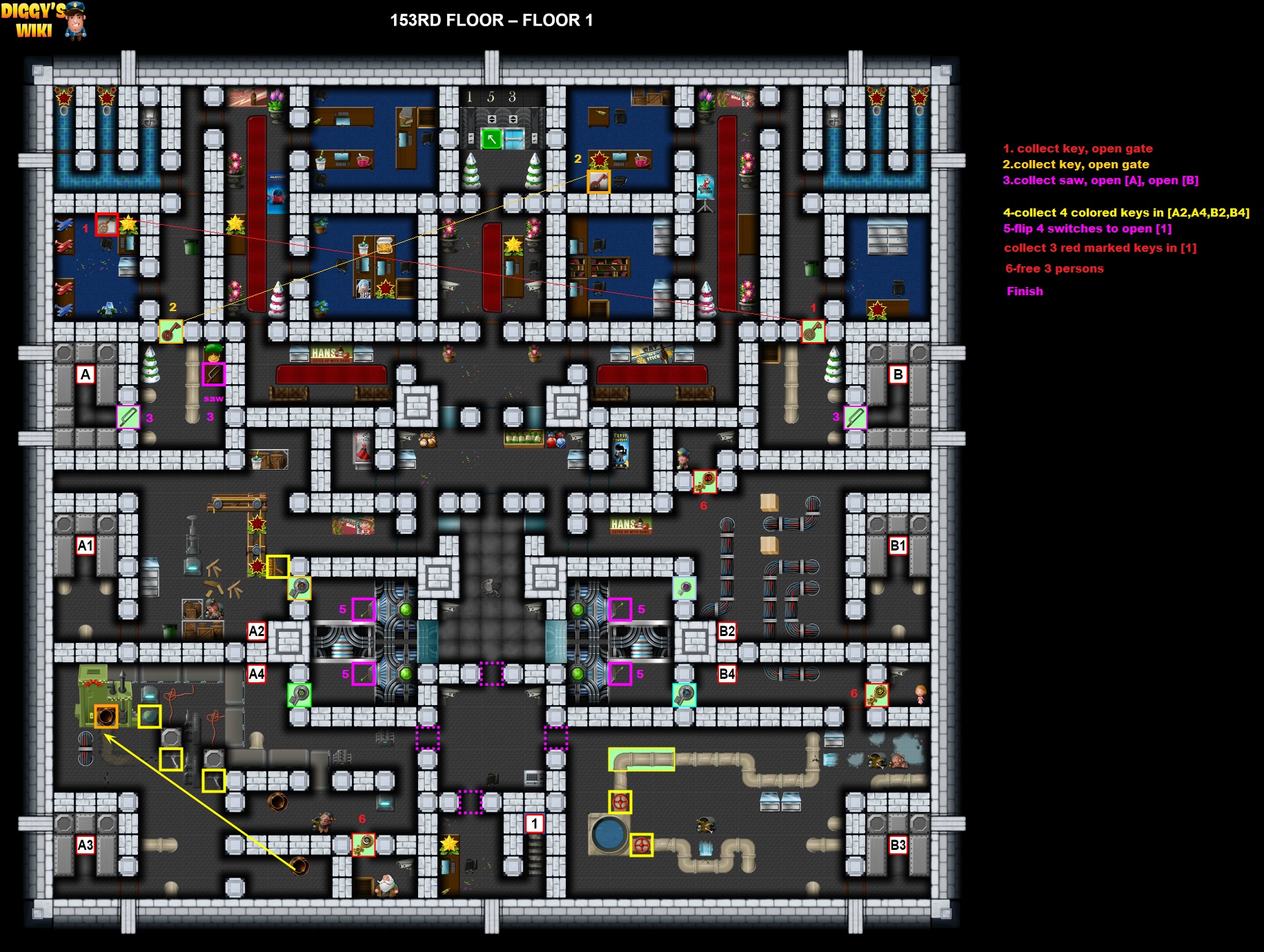 153rd Floor Map 0