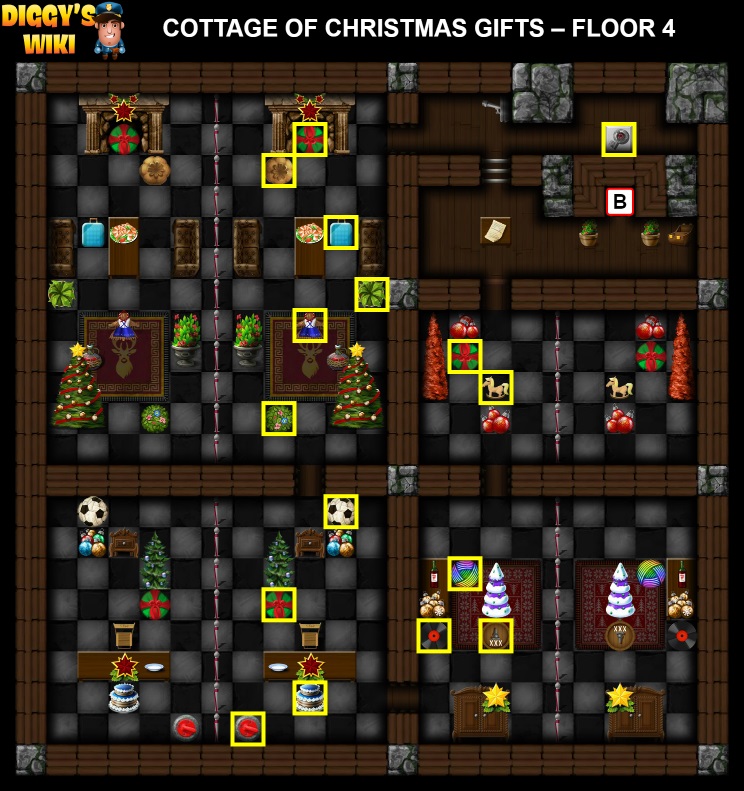 Cottage Of Christmas Gifts Map 3