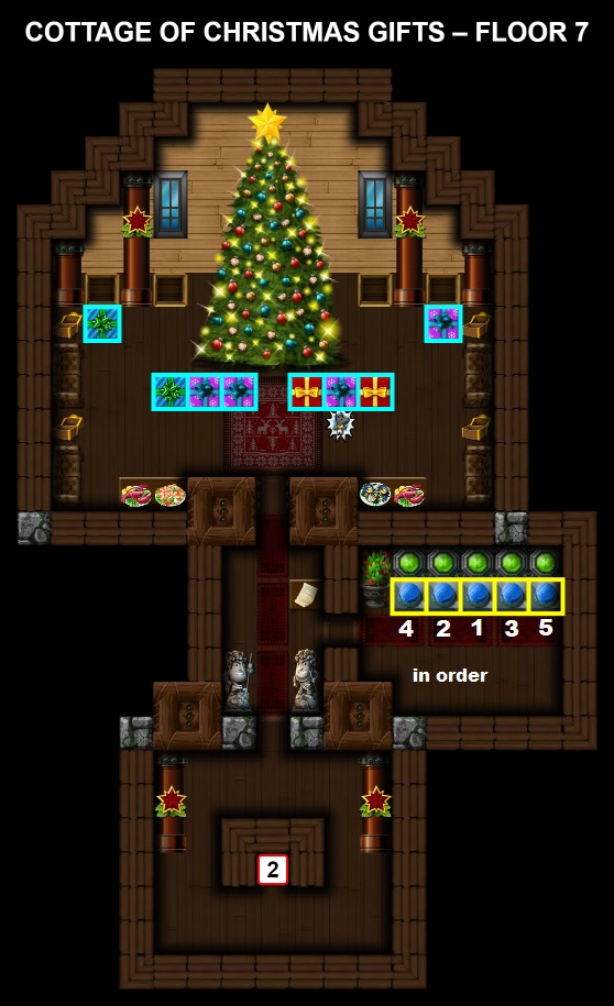 Cottage Of Christmas Gifts Map 6