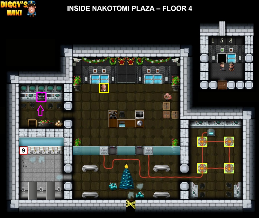 Inside Nakotomi Plaza Map 3
