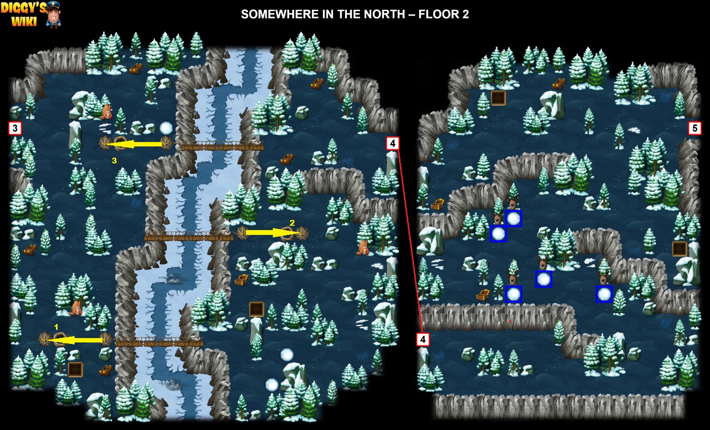 Somewhere In The North Map 1