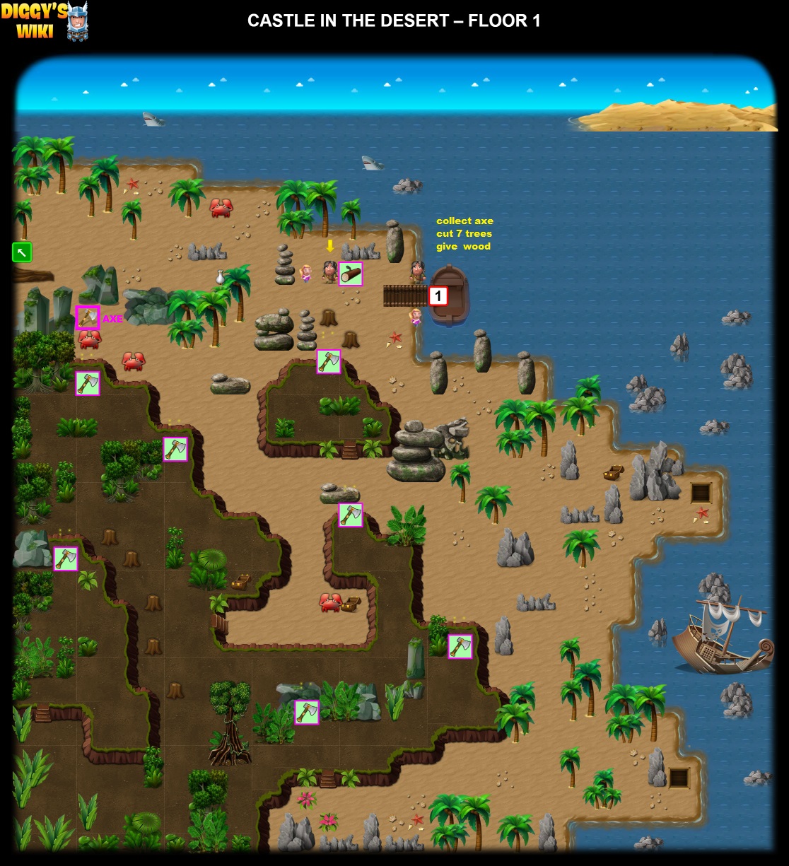 Castle In The Desert Map 0