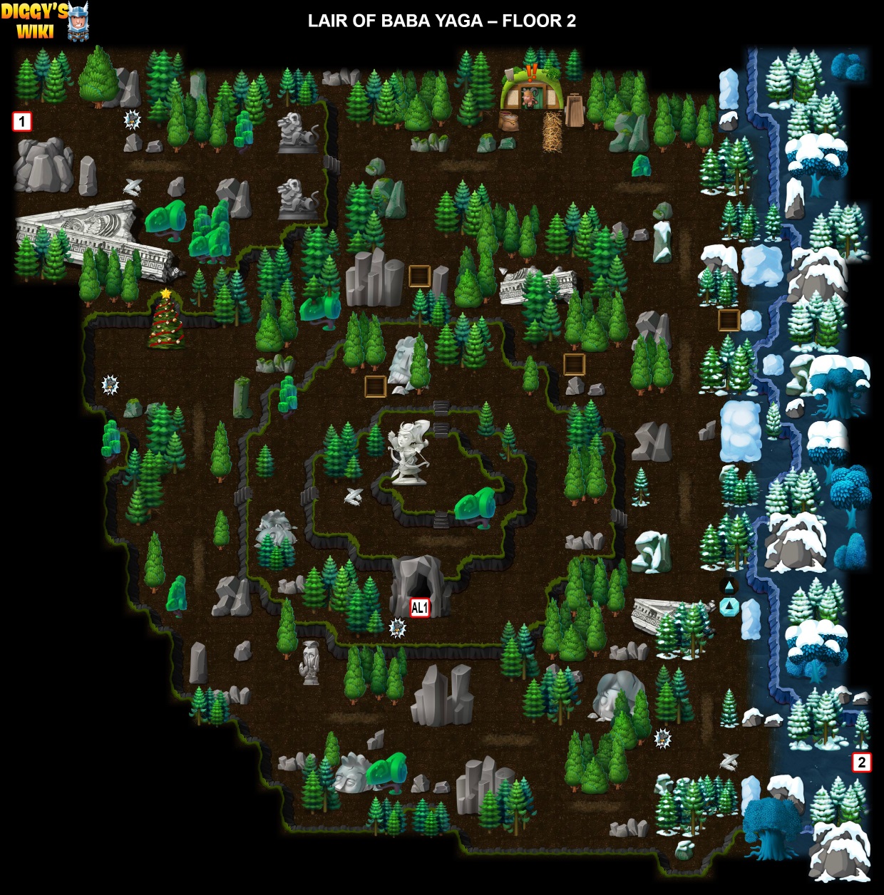 Lair Of Baba Yaga Map 1