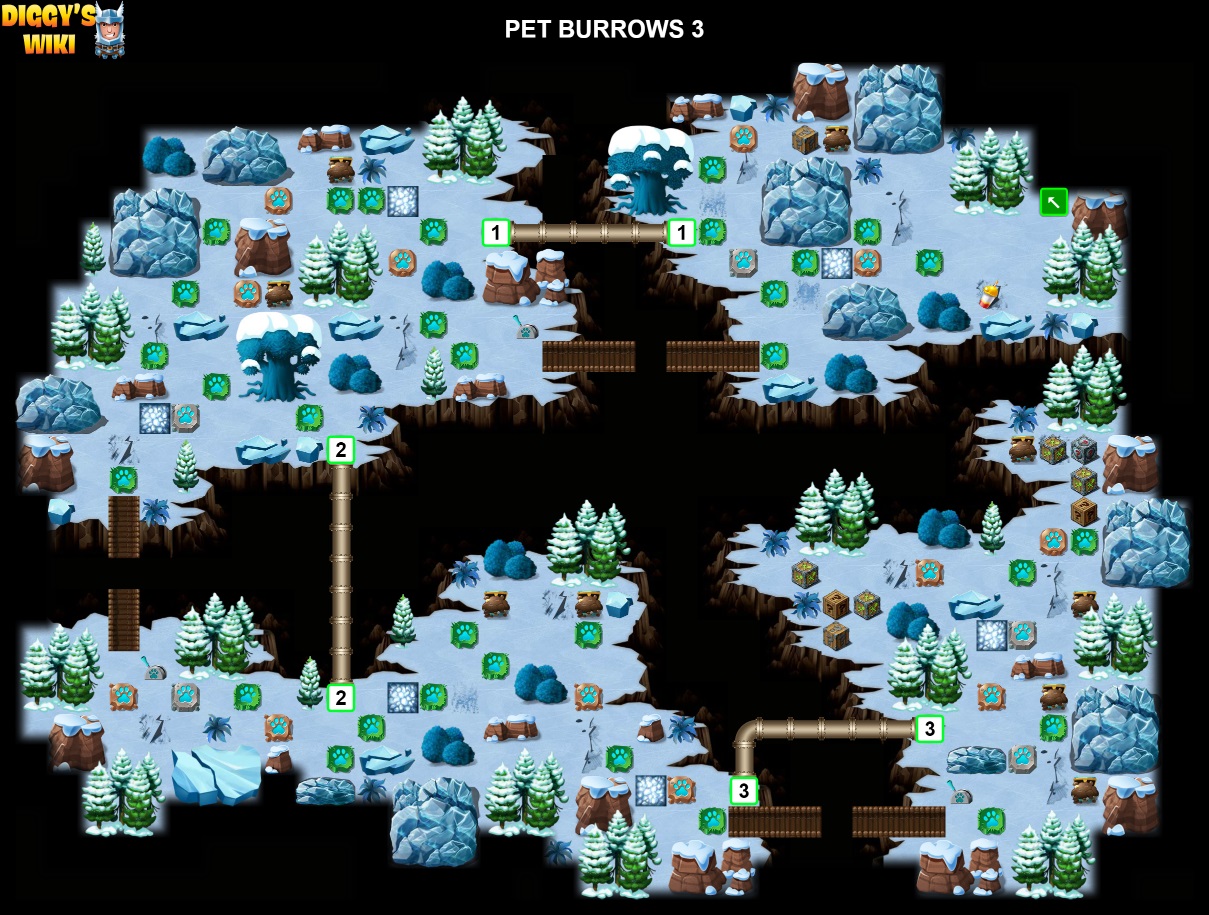 Pet Burrows 3 Map 1
