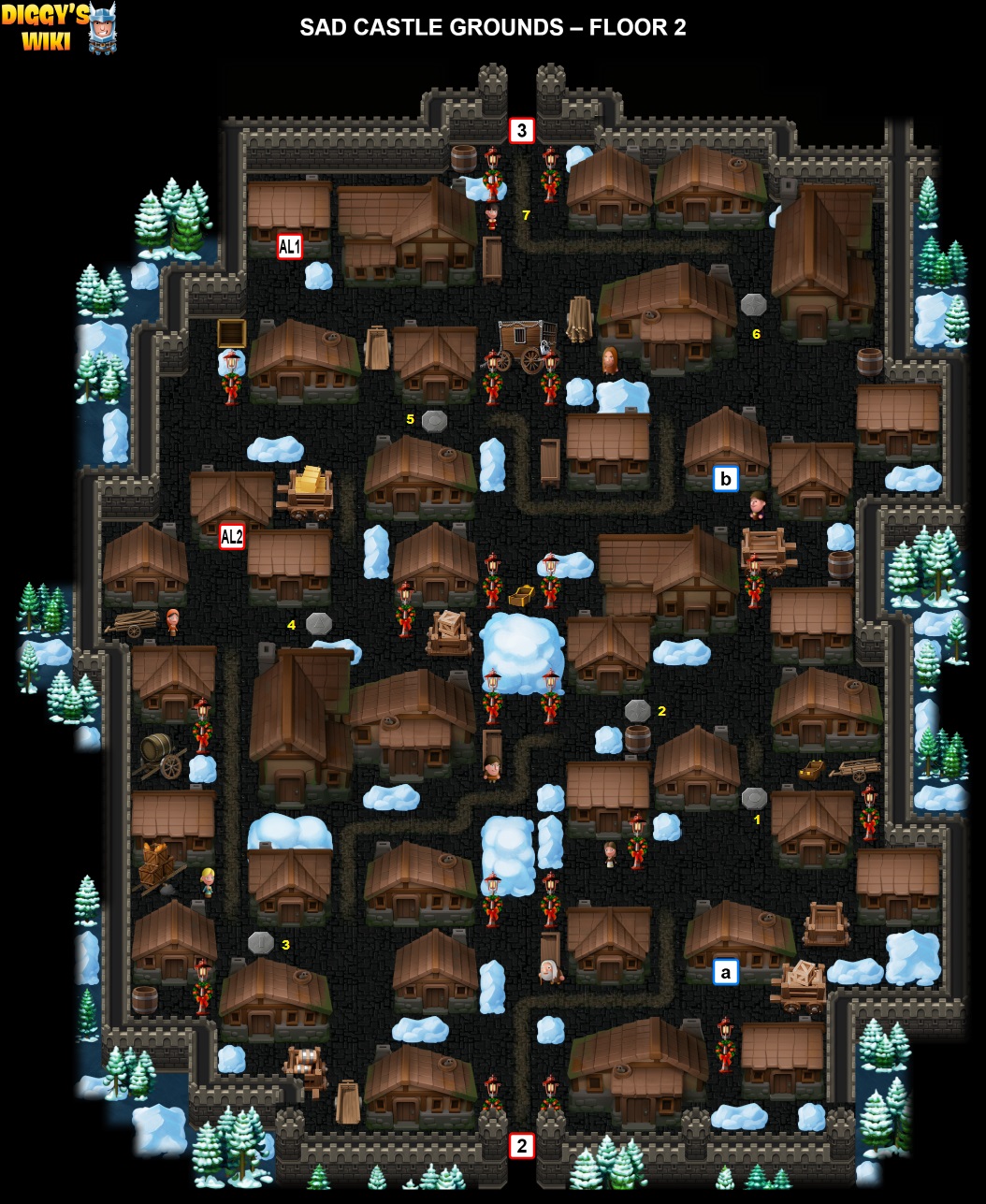 Sad Castle Grounds Map 1