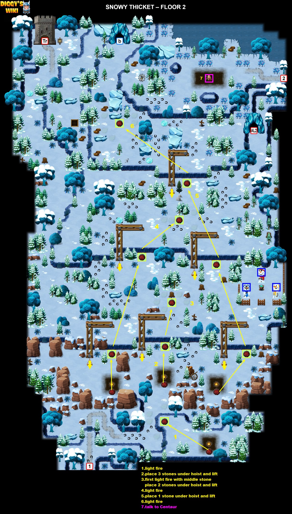 Snowy Thicket Map 1