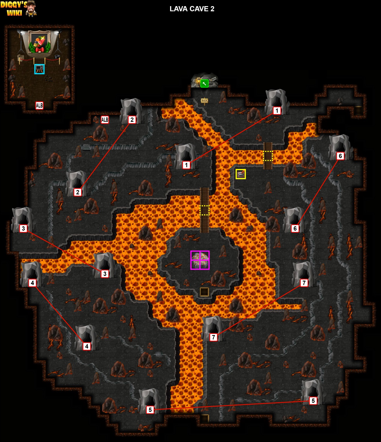 Lava Cave 2 Map 0