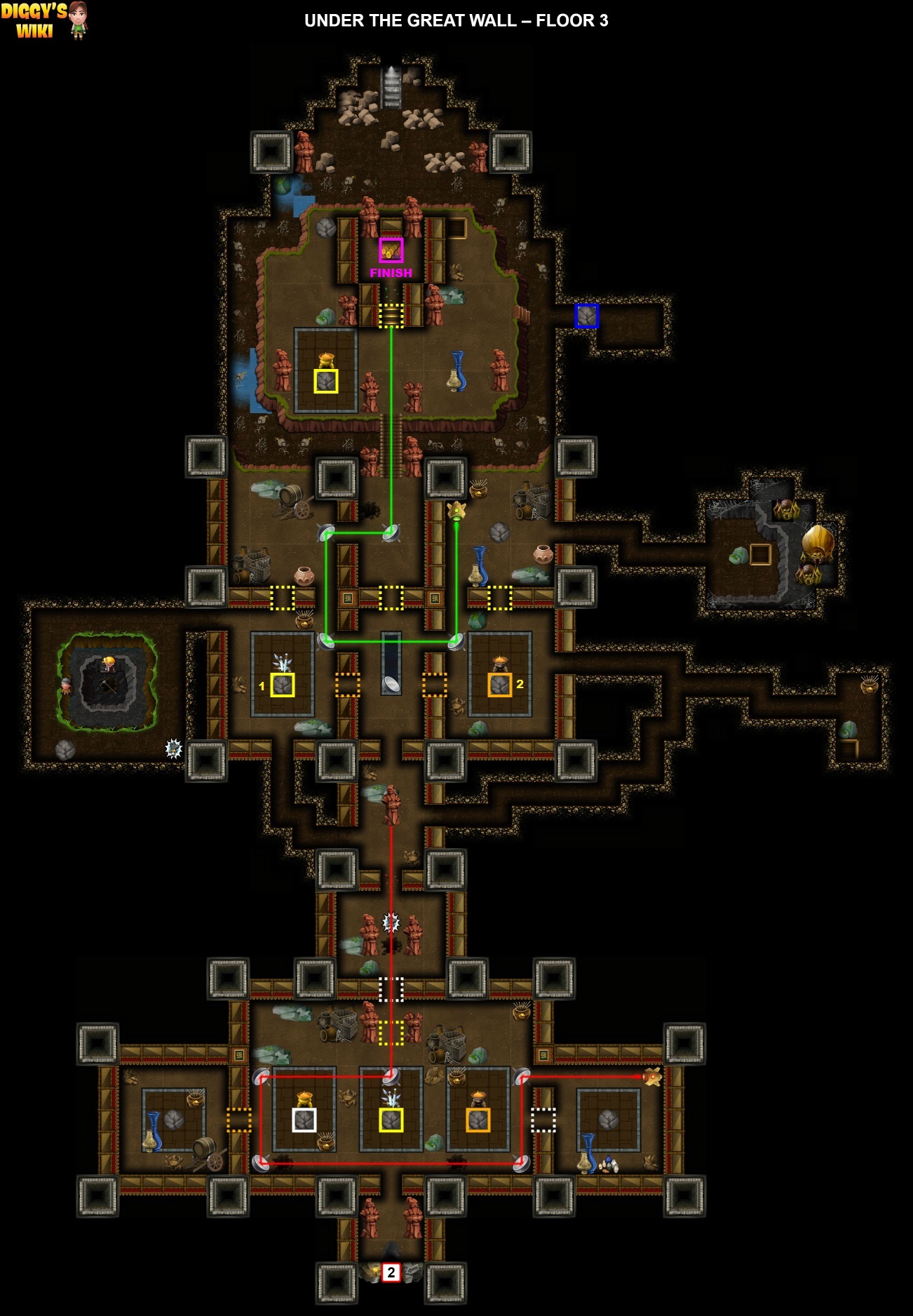 Under The Great Wall Map 2