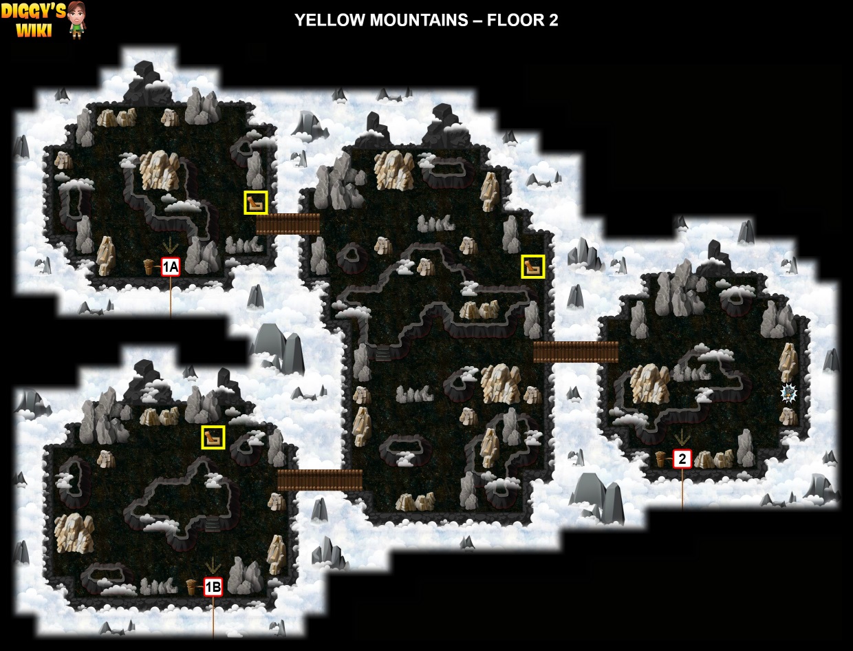 Yellow Mountains Map 1