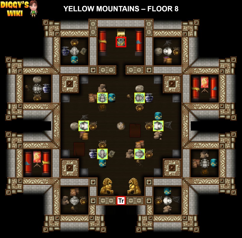 Yellow Mountains Map 7