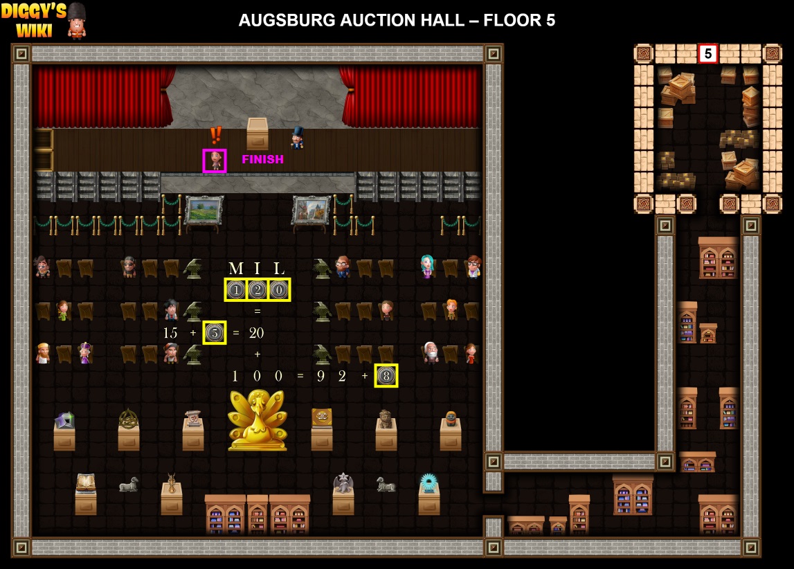 Augsburg Auction Hall Map 3