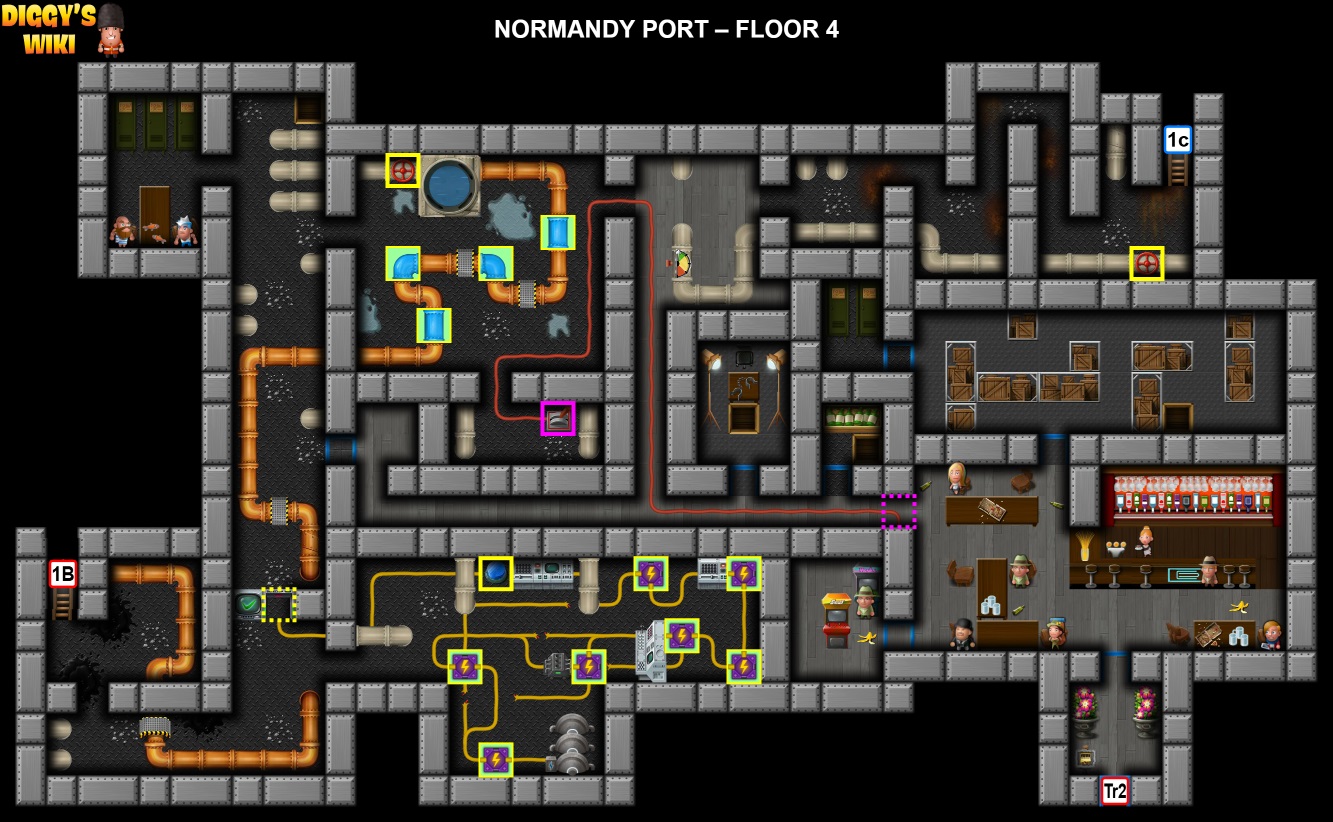 Normandy Port Map 3