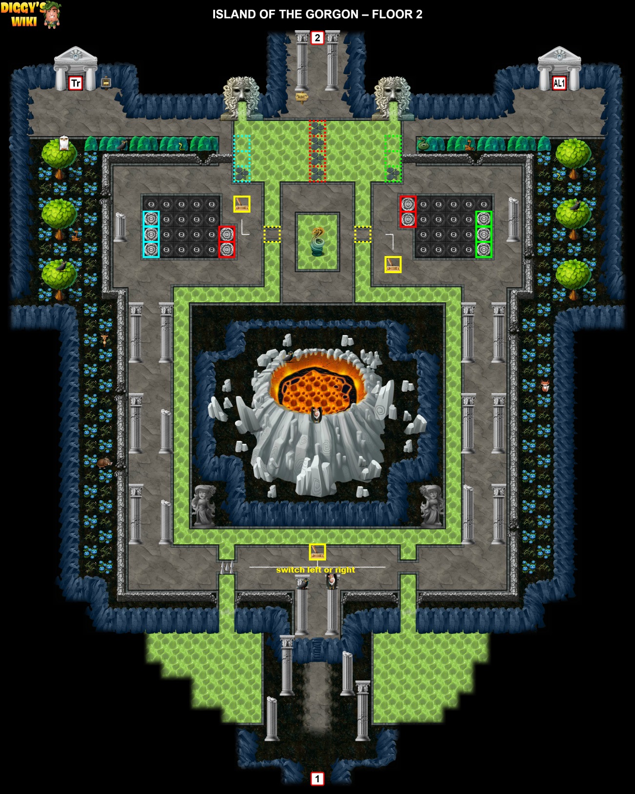 Island Of The Gorgon Map 1