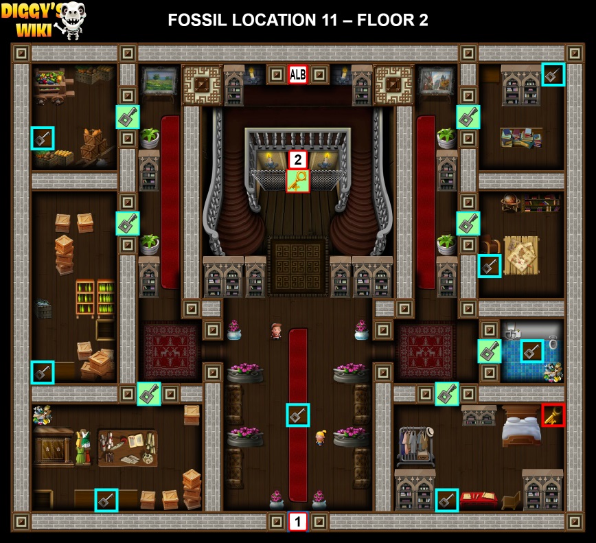 Fossil Location 11 Map 1