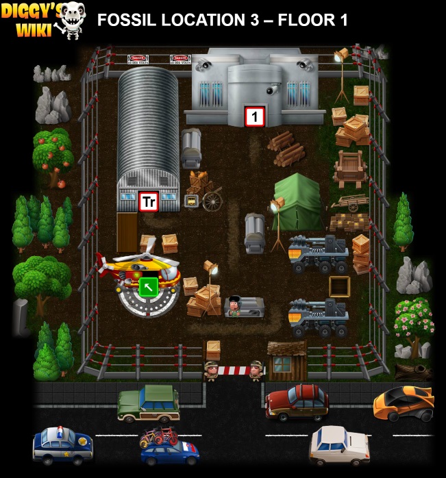 Fossil Location 3 Map 0