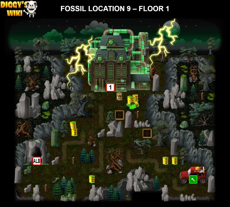 Fossil Location 9 Map 0