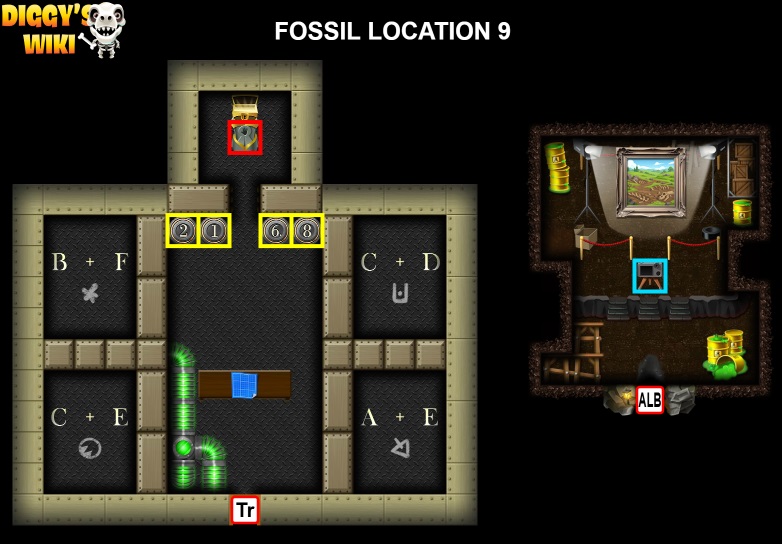 Fossil Location 9 Map 3