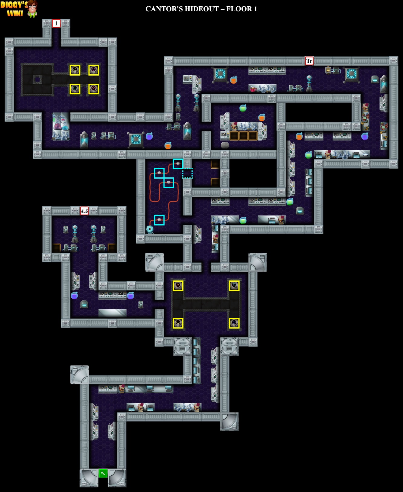 Cantor's Hideout Map 0