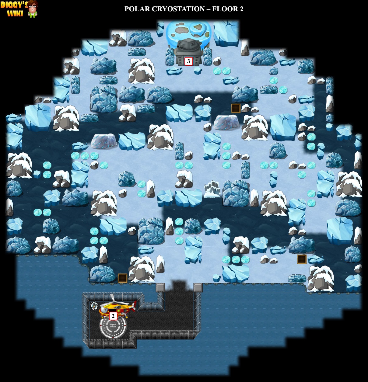 Polar Cryostation Map 1