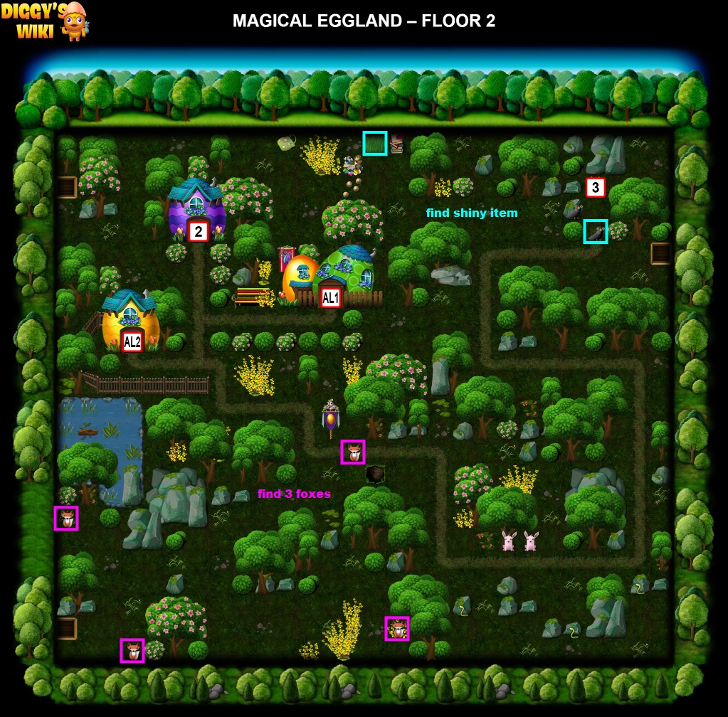 Magical Eggland Map 1