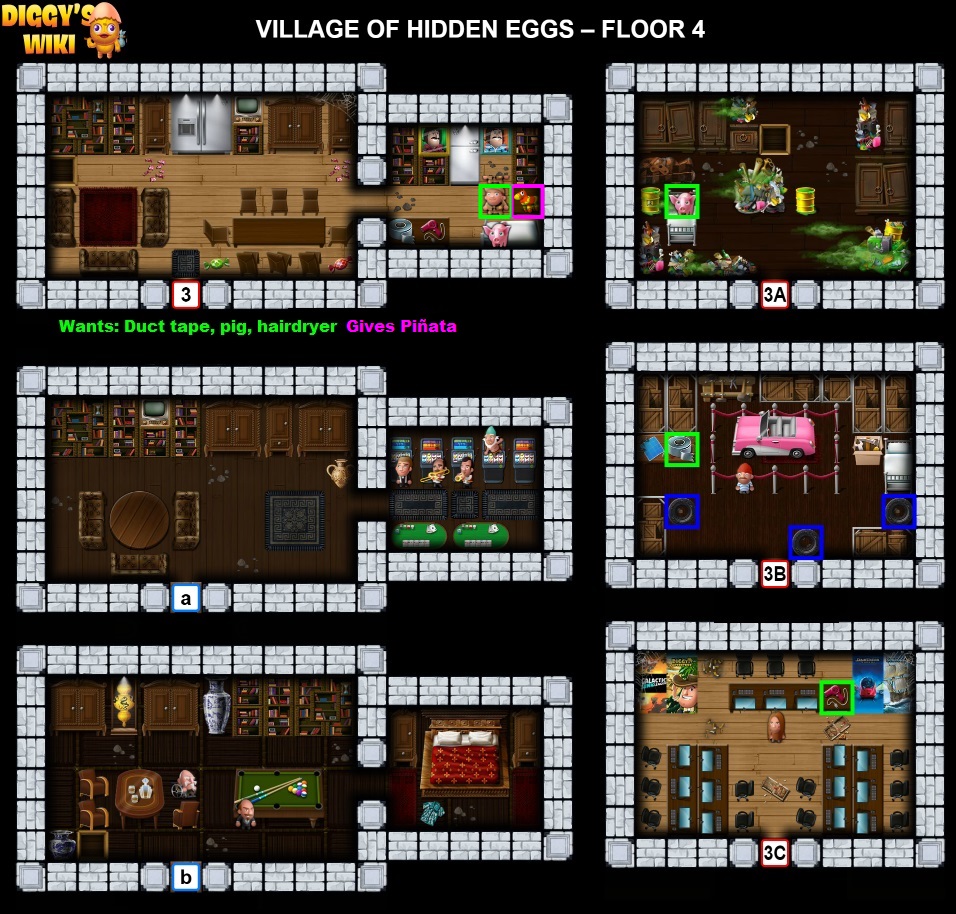 Village Of Hidden Eggs Map 3