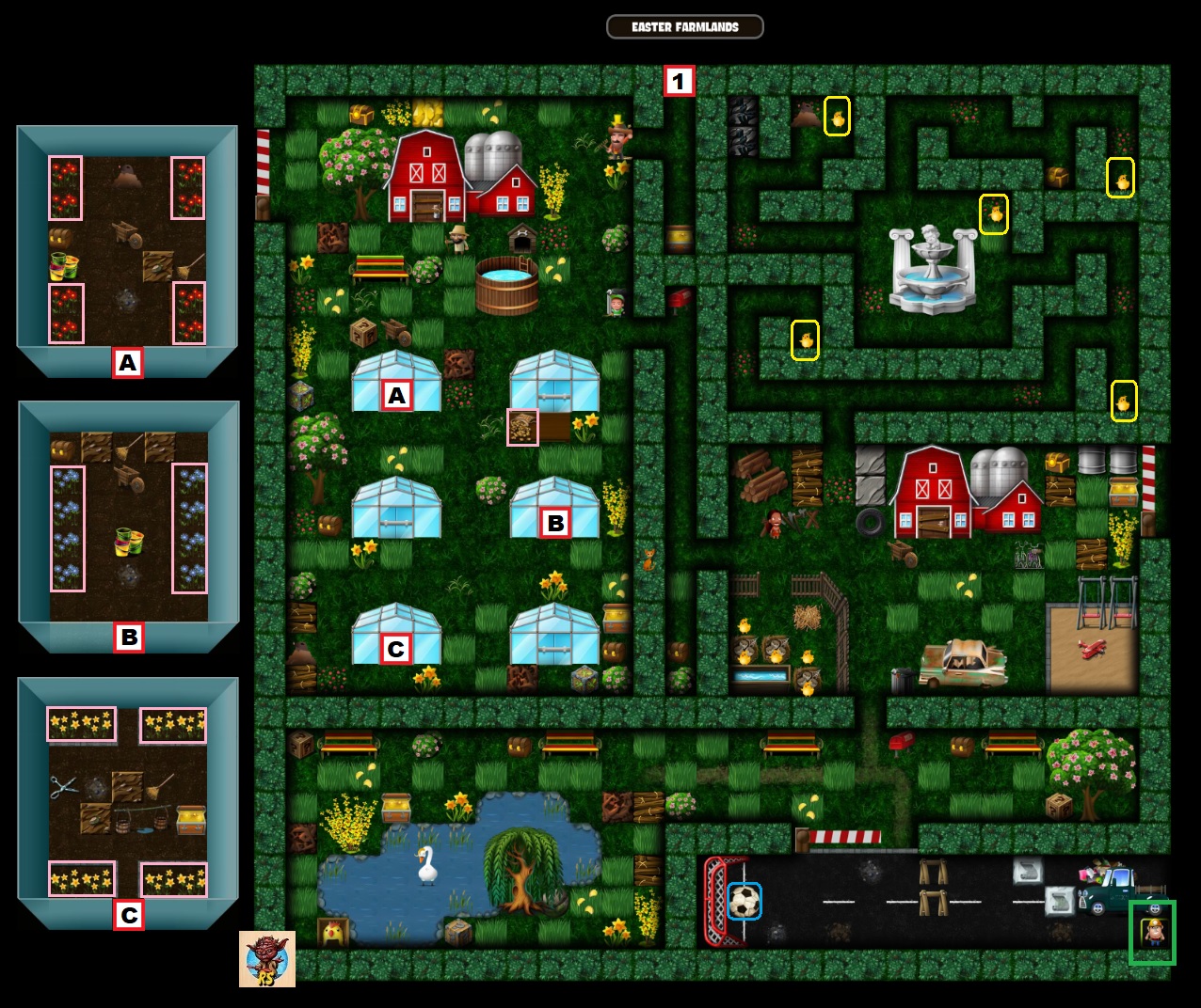 Easter Farmlands Map 0