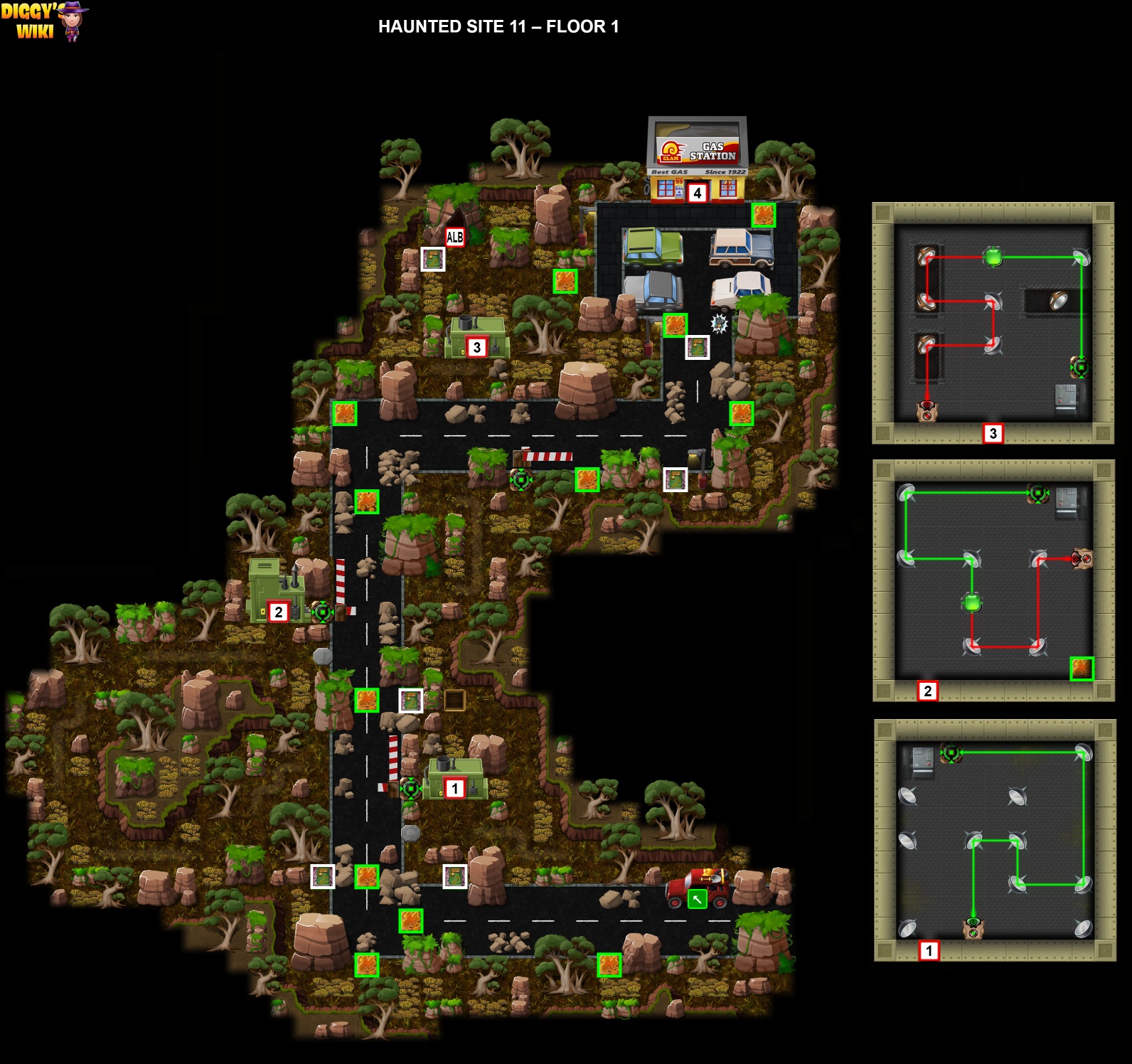 Haunted Site 11 Map 0