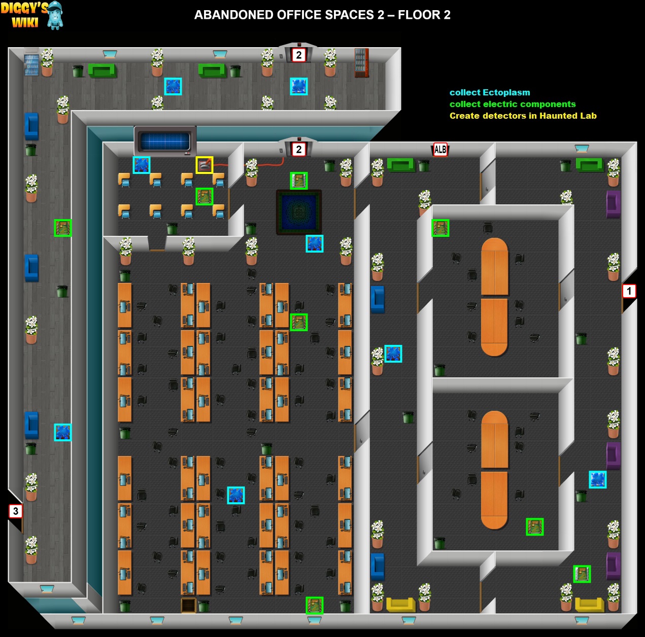 Abandoned Office Spaces 2 Map 1